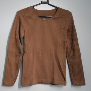 BLUSA MANGA LONGA CANELADA